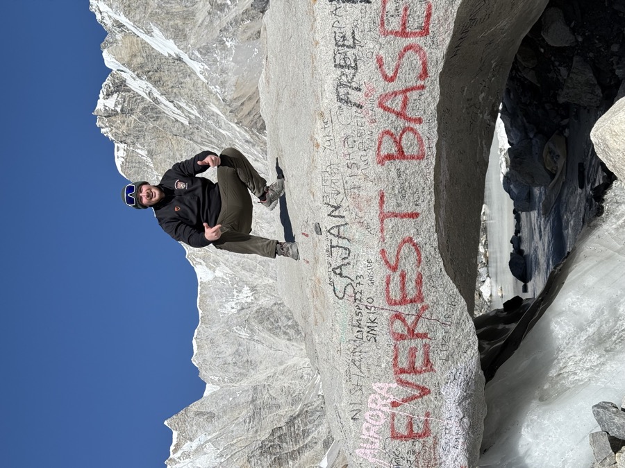 Tom at Everest Base Camp, November 2024